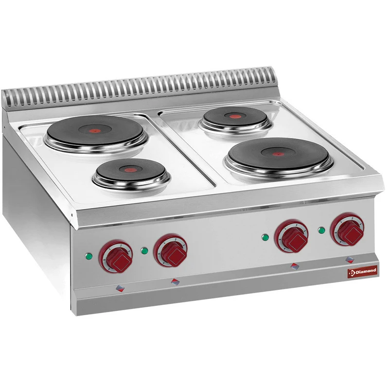 Cuisinière électrique 4 plaques - Réf. E7/4P7T - Diamond