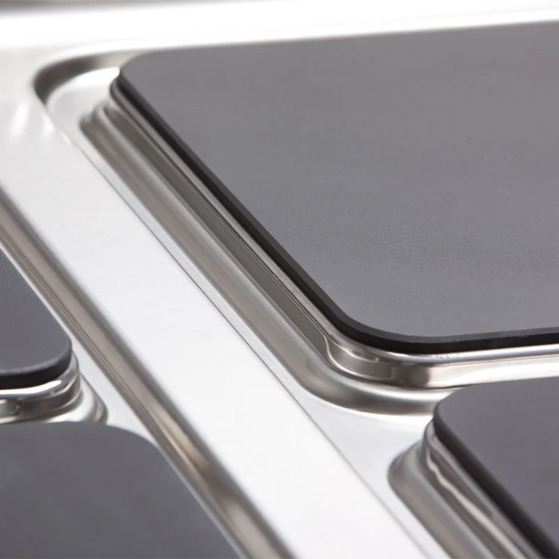 Cuisinière électrique 2 plaques carrées - Réf. E7/2PQ4T - 5,2 kW - Diamond