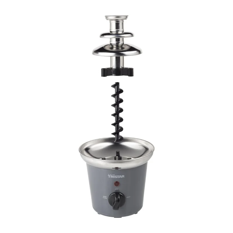 Fontaine à chocolat Tristar CF-1603 niveaux en acier inoxydable