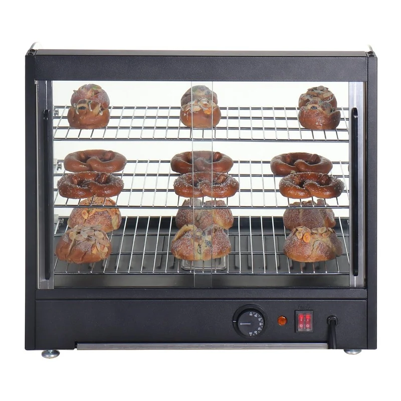 Vitrine chauffante Nisbets Essentials 82L