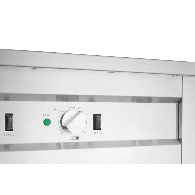 Buffet central mobile avec plaque chauffante Buffalo 3 x GN 1/1