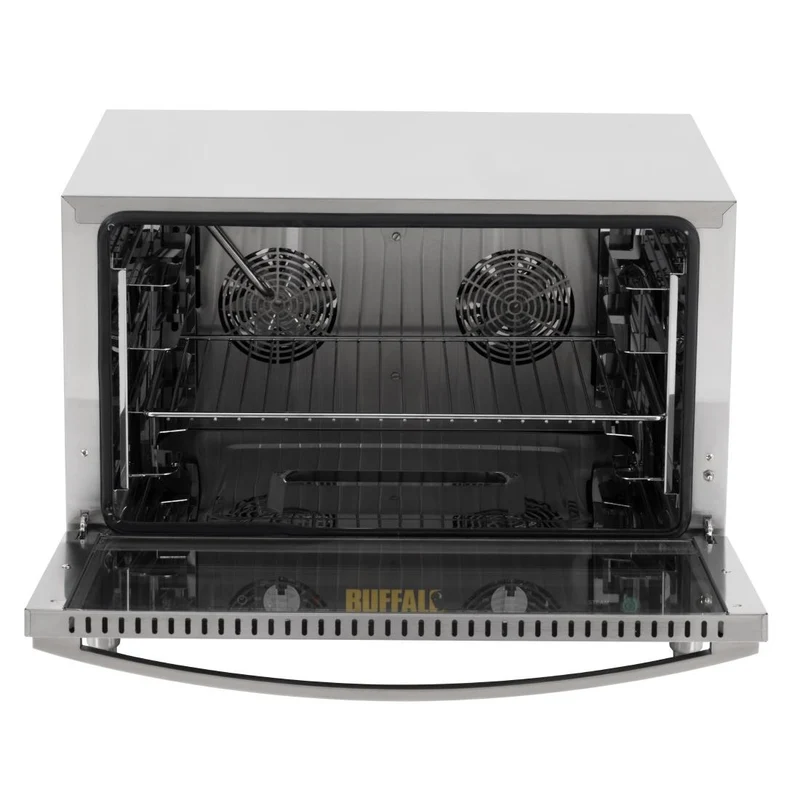 Four pâtissier à convection 4 niveaux avec humidificateur Buffalo 100 L triphasé