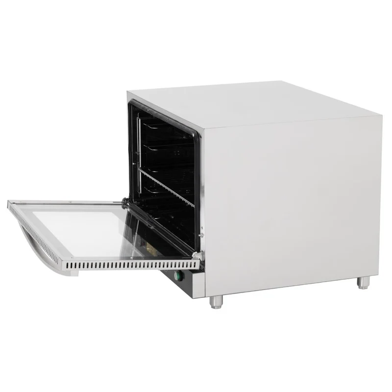 Four pâtissier à convection 4 niveaux avec humidificateur Buffalo 100 L triphasé