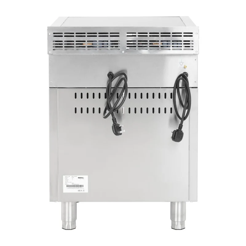 Plaque induction 4 zones sur meuble Buffalo Série 600 2x 3kW