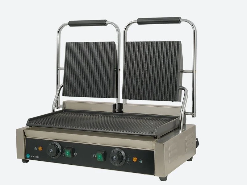 Gril de contact HKN-PE44R - Grill panini - 3,6 kW - Hurakan