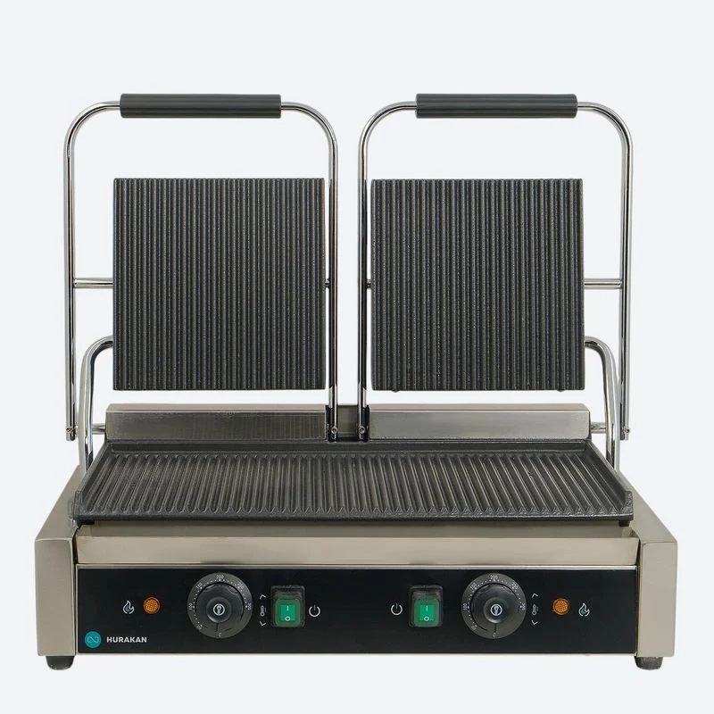 Gril de contact HKN-PE44R - Grill panini - 3,6 kW - Hurakan