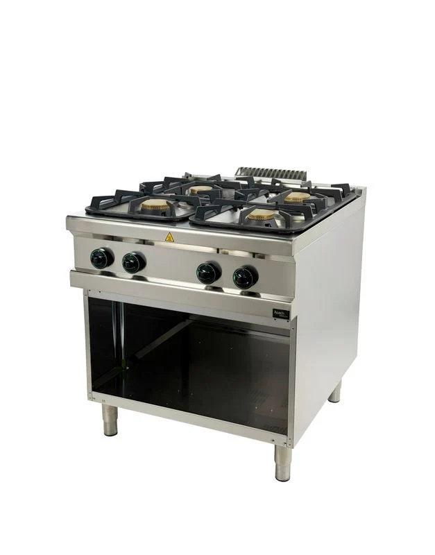 Fourneau gaz à brûleurs série 900 4 APRG-89P/PL - Apach Cook Line