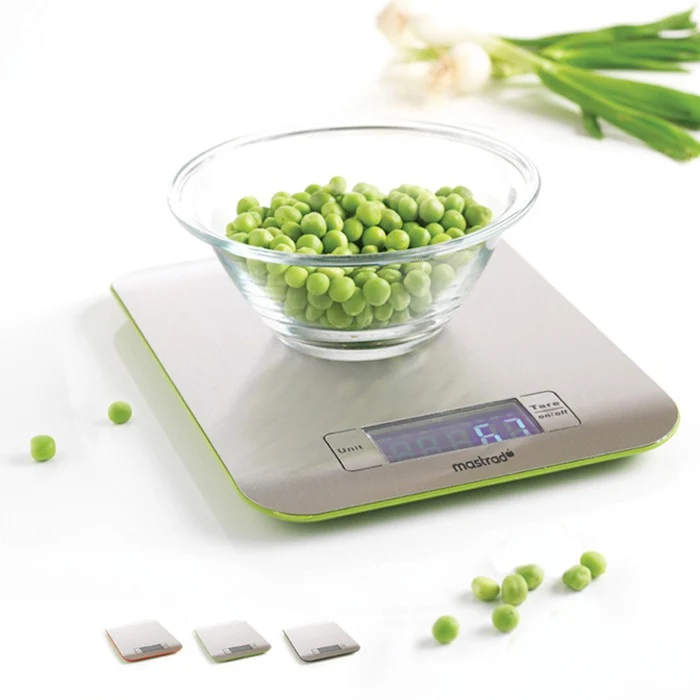 Balance cuisine inox rouge