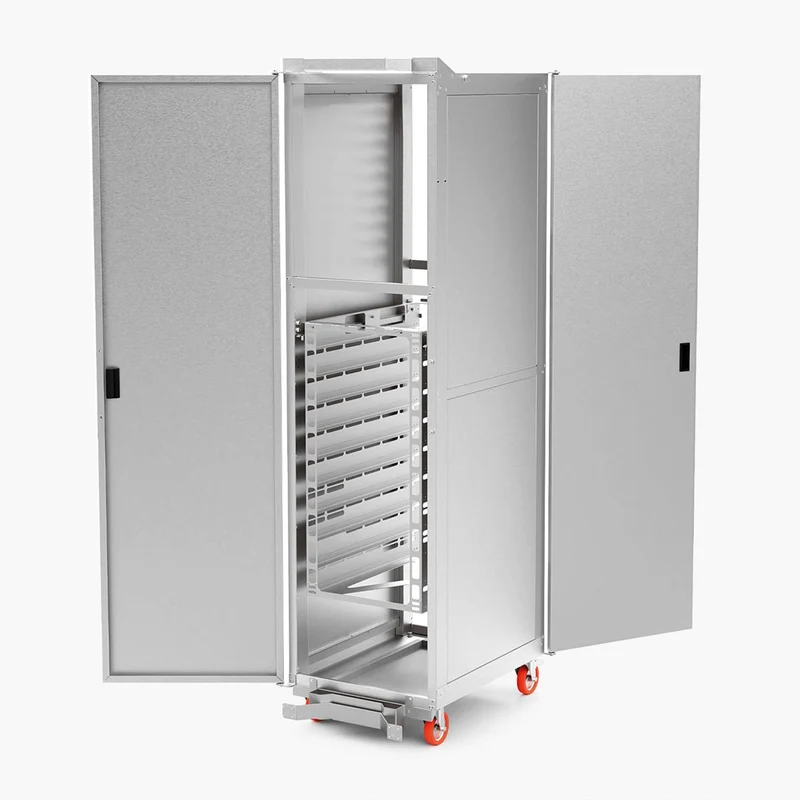 Chariot panier 1 x 10 - 600 x 400 - Support et glissière pour four - Venix