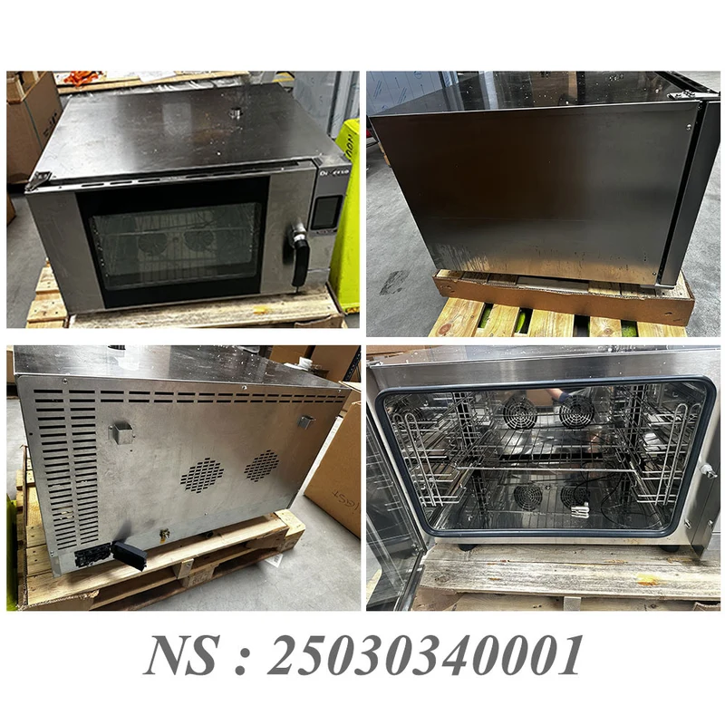 Four électrique vapeur-convection, 2 vitesses, TOUCH SCREEN (avec sonde à cœur) - 6,4 kW - Diamond
