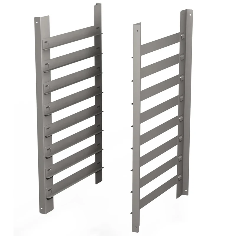 Structures à platines, 8 niveaux, pour piètement+Piètement four, avec tablette inférieure - Diamond