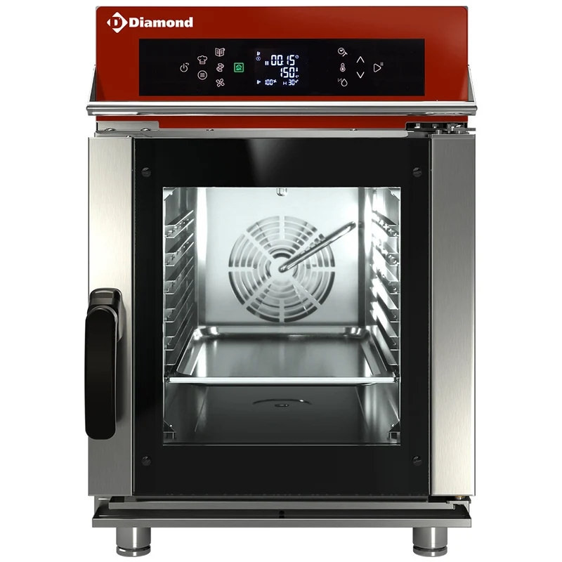 Four vapeur/convection électrique, 6x GN1/1 Touch/Digit + Auto-Cleaning - 7 kW - Diamond