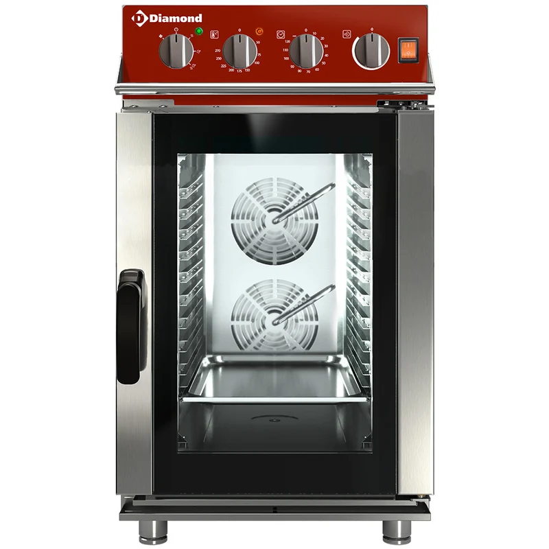 Four vapeur/convection électrique, 10x GN1/1 mécanique - 12,5 kW - Diamond