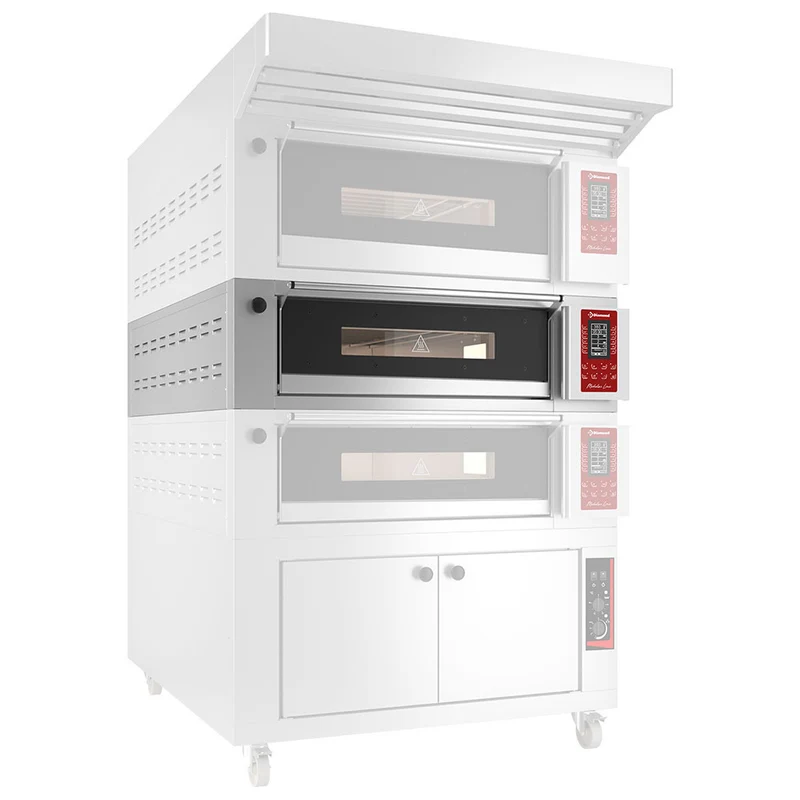 Four modulaire électrique 4 plaques, capacité 4x 600x400 mm, Touch Screen - 10 kW - Diamond