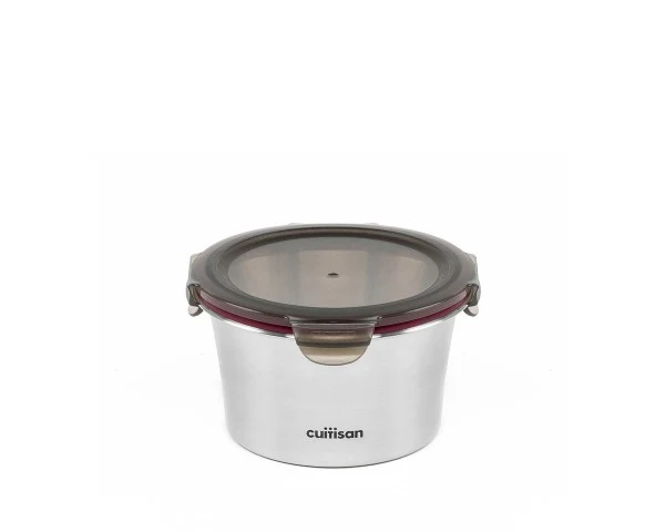 Boîte ronde en inox Cuisitan