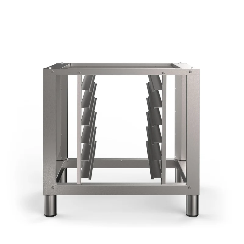 Support à glissières pour fours B04/T04/T03/VE04/VE03 - 7 niveaux GN 1/1 et 600x400 mm - hauteur 800 mm - Support et glissière pour four - Venix