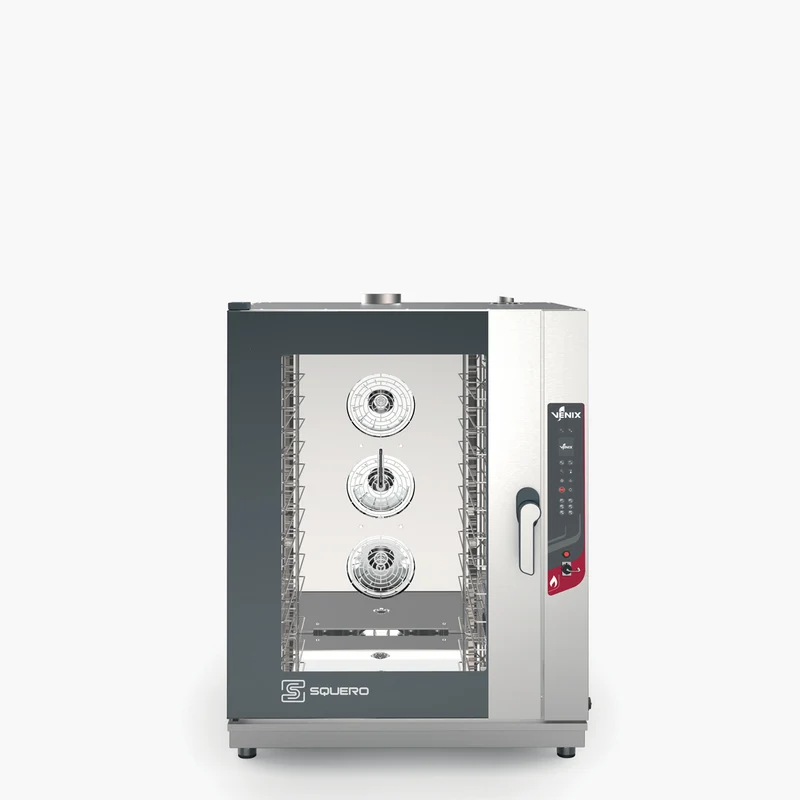 Four à gaz boulangerie pâtisserie 10 niveaux 600x400 ou GN 1/1 Squero digital - Four combiné boulangerie pâtisserie - Venix