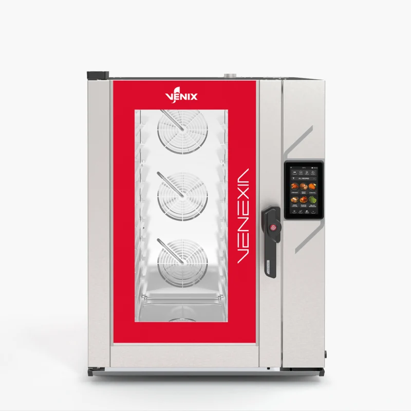 Four boulangerie pâtisserie 10 niveaux 600x400 mm et GN 1/1 écran tactile 7 pouces lavage automatique - Four combiné boulangerie pâtisserie - Venix