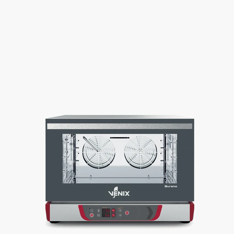 Four à convection bi-directionnel Burano 4 niveaux 600x400 ou GN 1/1 - Four à convection - 6,7 kW - Venix