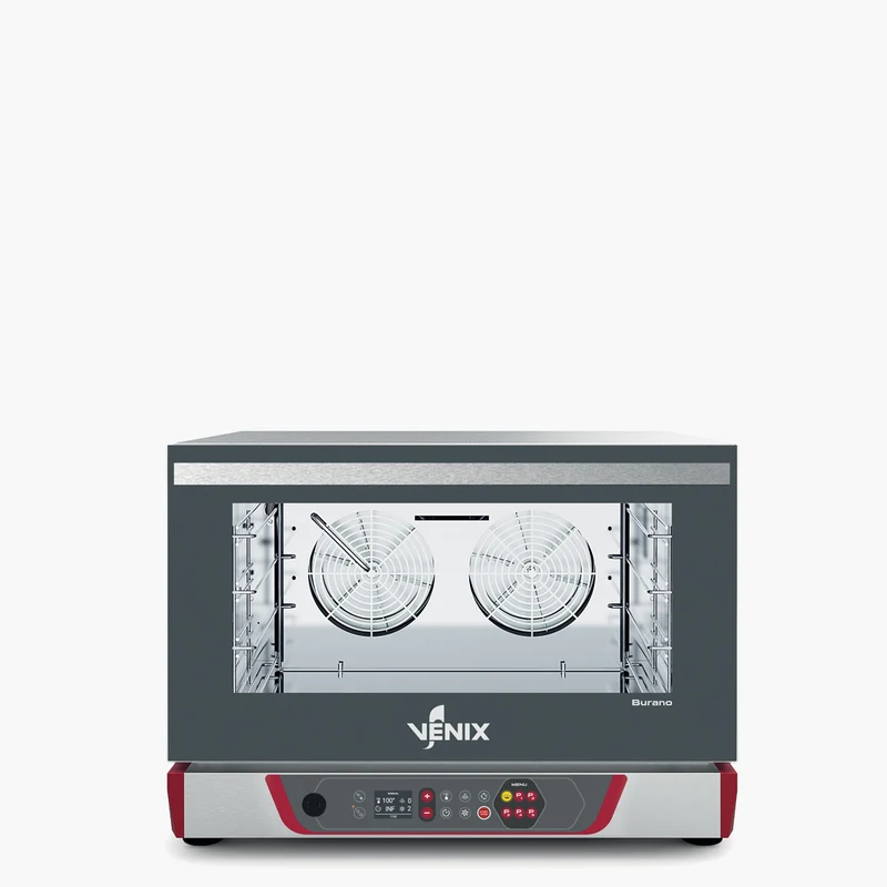 Four à convection 2 vitesses Burano 4 niveaux 600x400 ou GN 1/1 - Four à convection - 6,7 kW - Venix