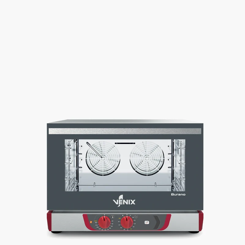 Four à convection Burano 4 niveaux 600x400 ou GN 1/1 - Four à convection - ref B04MIHAER - 6,7 kW - Venix