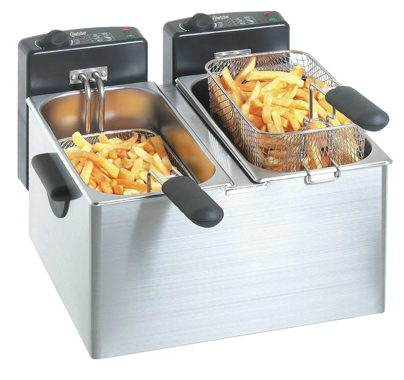 Friteuse électrique de table double 2×4 L MINI III – Bartscher
