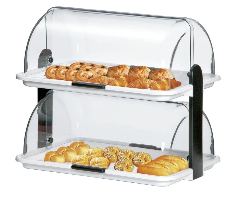 Cloche de buffet synthétique 2 niveaux double accès – Bartscher