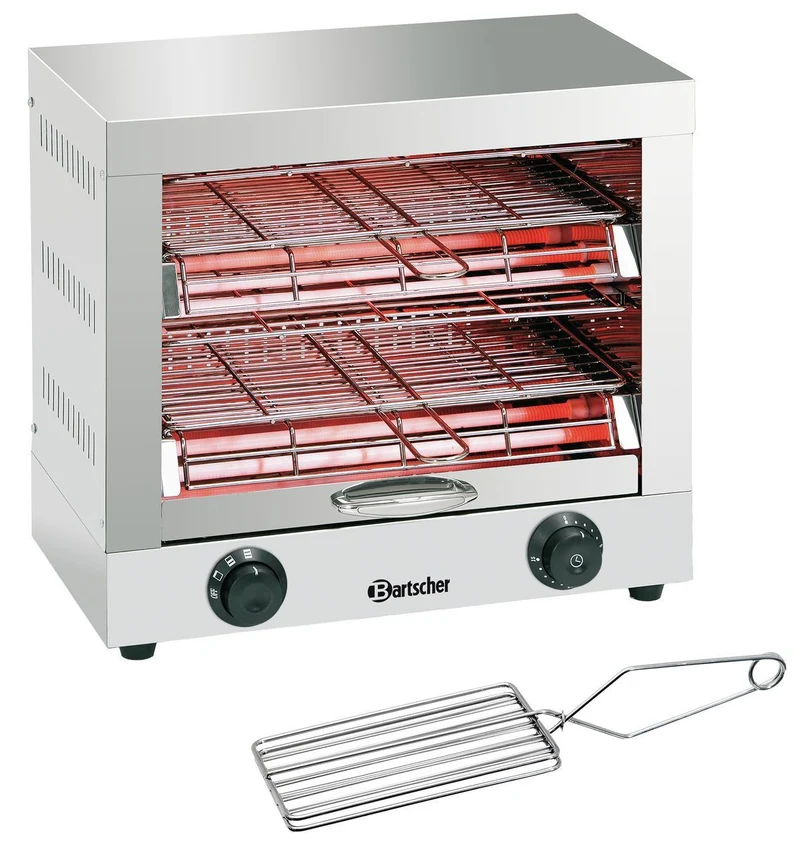 Toaster-gratineur à quartz double 3 kW – Bartscher
