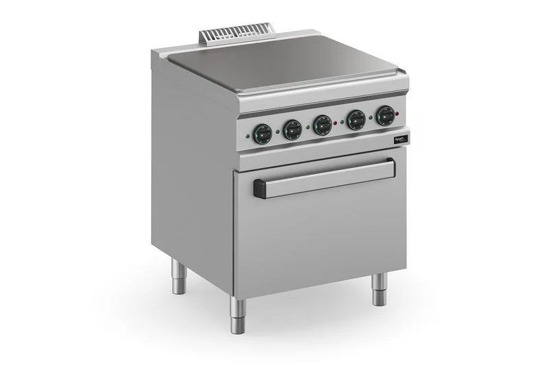 Fourneau électrique à plaques série 700 4 APRES-77FE/PL - 14,3 kW - Apach Cook Line