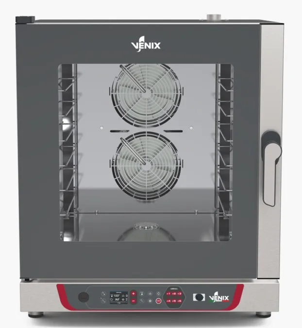 Four boulangerie pâtisserie Campiello 6 niveaux 600x400 mm ou GN 1/1 nettoyage automatique - Four combiné boulangerie pâtisserie - Venix