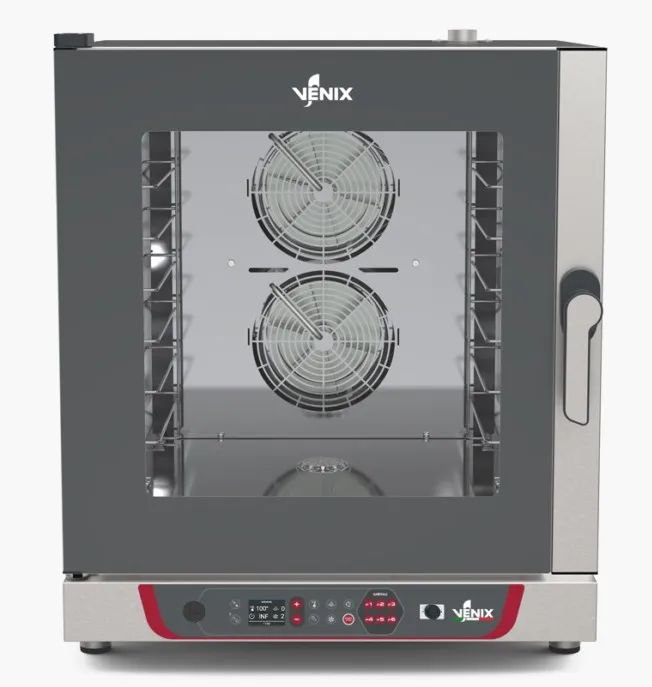 Four mixte Campiello 7 GN 1/1 écran digital LCD 2,4 pouces nettoyage automatique - Four mixte - 10,6 kW - Venix