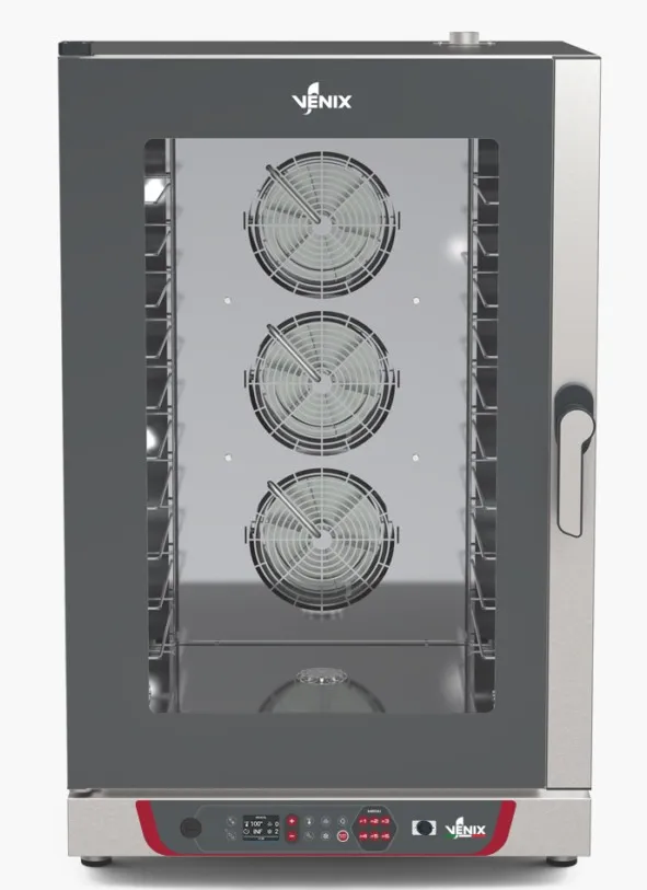 Four boulangerie pâtisserie Campiello 10 niveaux 600x400 mm ou GN 1/1 nettoyage automatique - Four combiné boulangerie pâtisserie - Venix