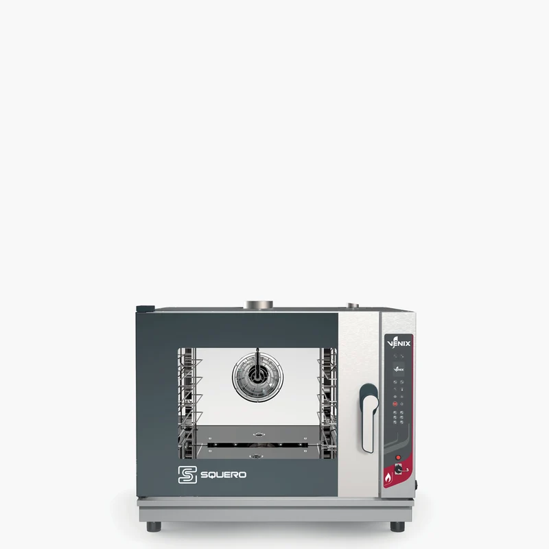 Four à gaz boulangerie pâtisserie 4 niveaux 600x400 ou GN 1/1 gamme Squero digital - Four combiné boulangerie pâtisserie - Venix