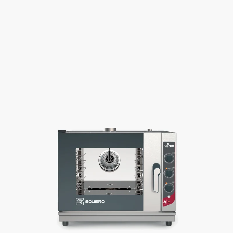 Four à gaz boulangerie pâtisserie 4 niveaux 600x400 ou GN 1/1 gamme Squero - Four combiné boulangerie pâtisserie - Venix