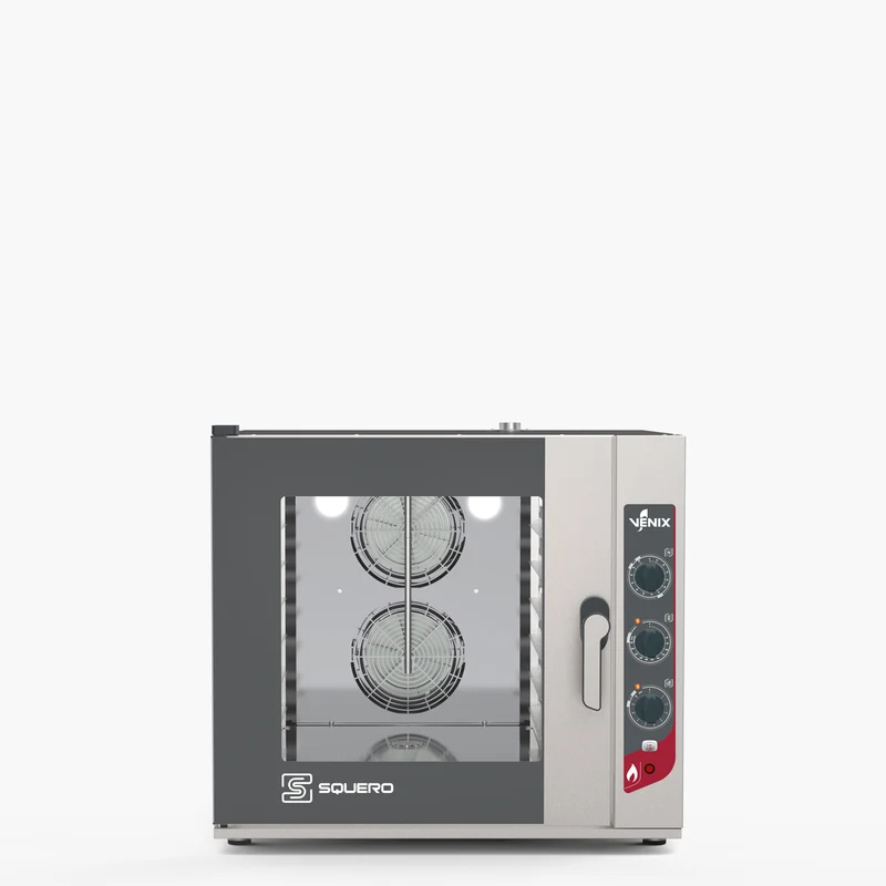 Four mixte à gaz 6 GN 2/1, 12 GN 1/1 ou 6 niveaux 660x460 Squero - Four mixte - ref SQ0621AMVN0 - Venix
