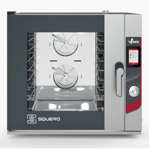 Four boulangerie pâtisserie 6 niveaux 600x400 ou GN 1/1 nettoyage automatique Squero triphasé - Four combiné boulangerie pâtisserie - Venix
