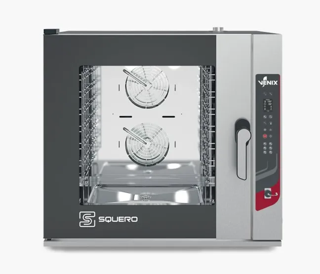 Four mixte électrique 7 GN 1/1 nettoyage automatique Squero - Four mixte - 10,6 kW - Venix