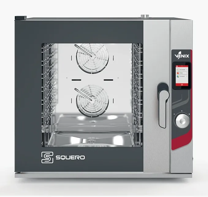 Four mixte triphasé 7 GN 1/1 nettoyage automatique Squero - Four mixte - 10,5 kW - Venix