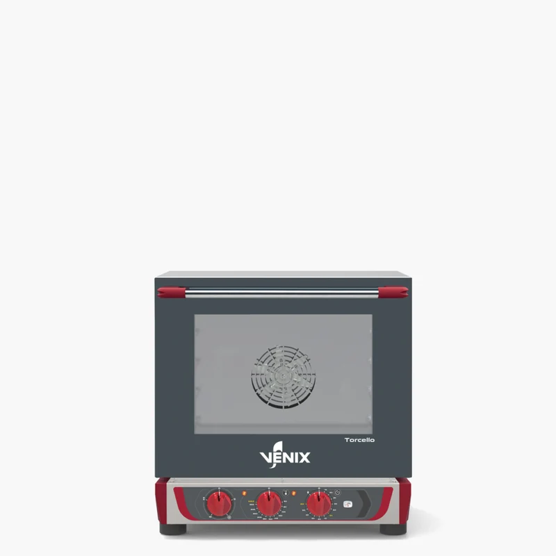Four à convection Torcello 4 niveaux 450x340 GN 2/3 - Four à convection - ref T043M0HAJR - 2,9 kW - Venix