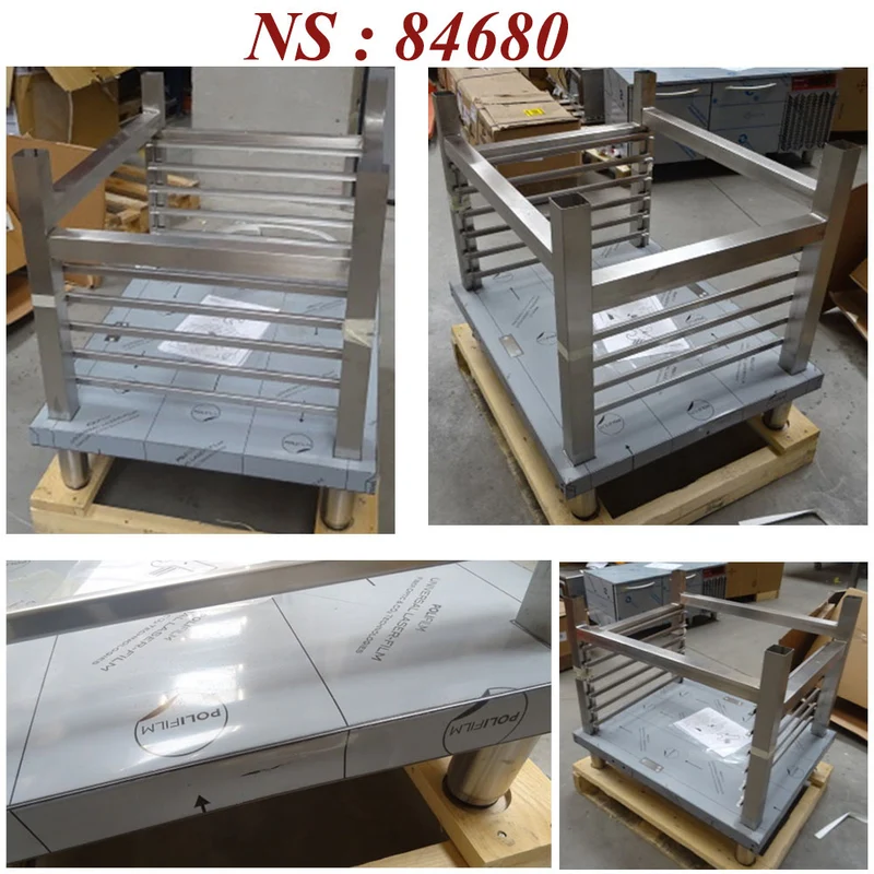 Support avec structure à platines, fours 6 & 10x GN 1/1 - Réf AC/SS11-X-2EME - Diamond