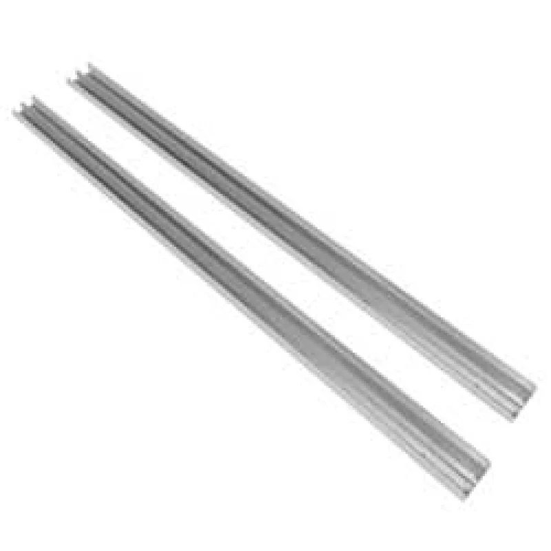 Couple de glissières pour tables pizzas - 635x10x30 mm - Diamond