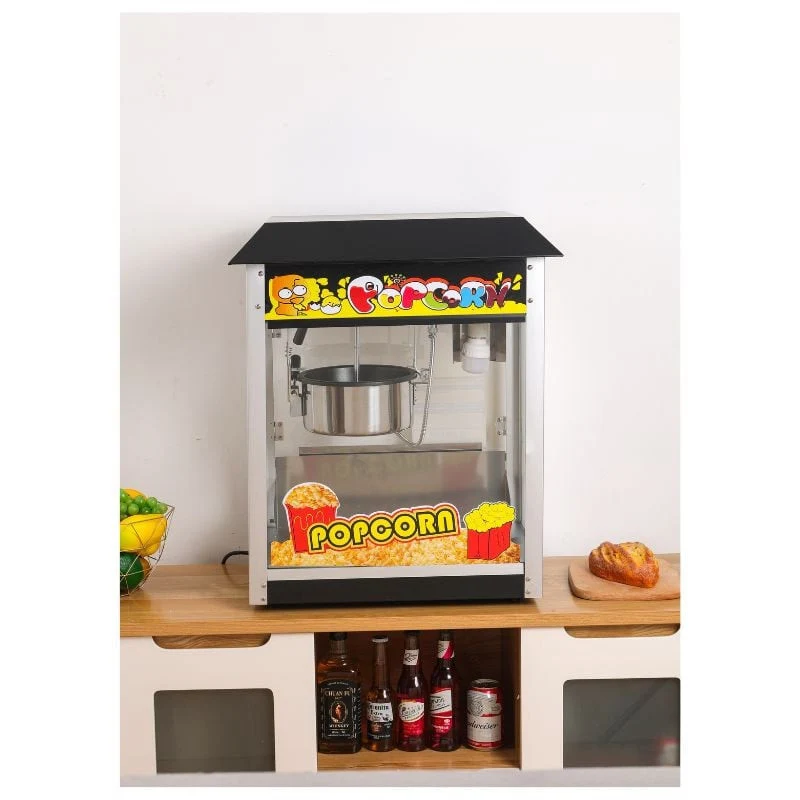 Machine à Pop-Corn Professionnelle - Noire
