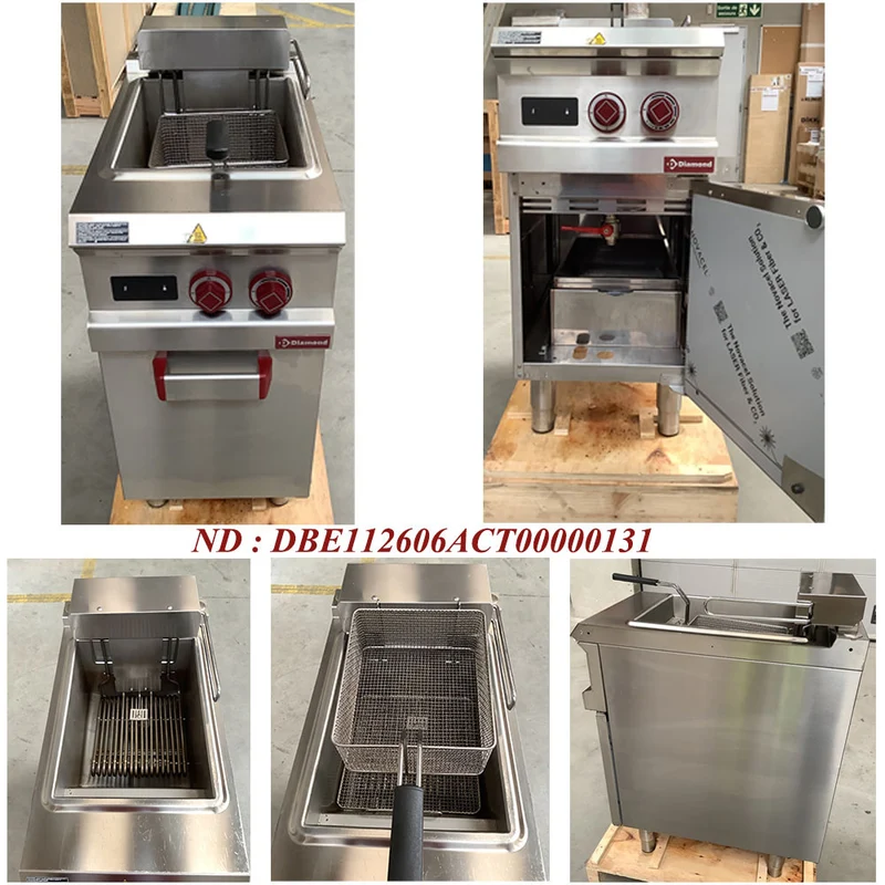 Friteuse électrique 1 cuve "Y" 15 litres sur armoire - "DIGIT" - Réf E7/F15A4-NAP-OCC - Diamond