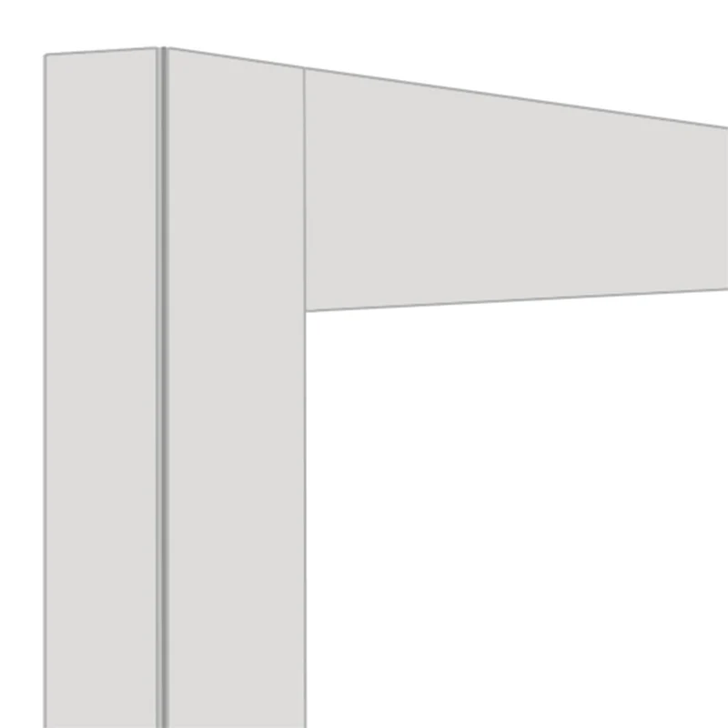Déco jonction 2x 216 Lt. Blanc mat - Diamond