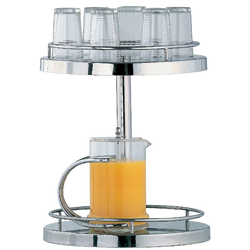 Structure 2 niveaux pour carafes et verres, Ø 400 mm - Diamond