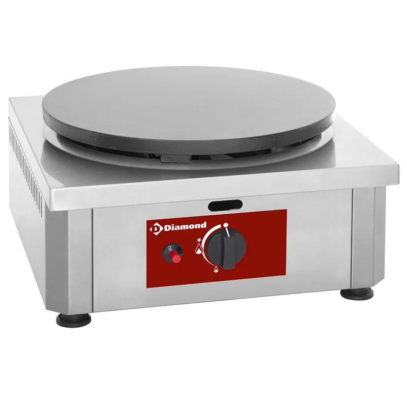 Crêpière haut rendement, gaz, Ø 400 mm "émaillée" - Diamond