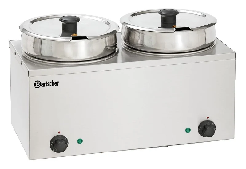 Bain-marie hotpot 2 cuves 6,5 L réglables – Bartscher