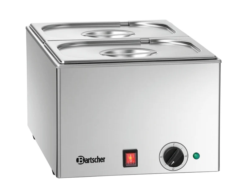 Bain-marie électrique de table 2 × GN 1/2 complet – Bartscher