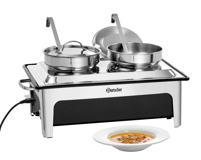 Soupière électrique double 2 × 4 L – Bartscher 2200 E