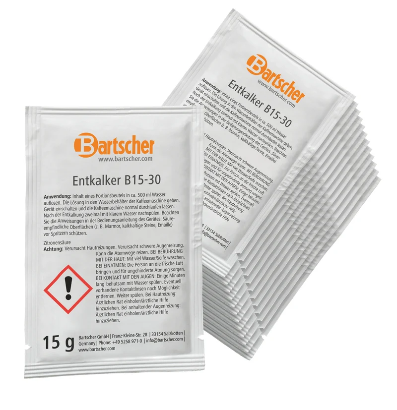 Détartrant poudre B15-30 (30 sachets) – Bartscher